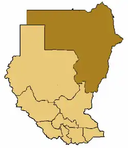 Arcidiecéze chartúmská (Arcidiecéze Chartúm) na mapě