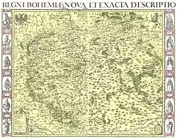 Aretinova mapa Čech (třetí vydání)