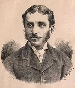 Aristides Baltazzi r. 1879 (kreslil Ignaz Eigner)
