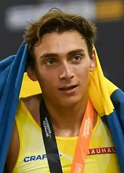 Armand Duplantis (26. srpna 2023)