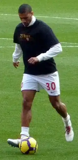 Fotografie Armanda Traorého při tréninku