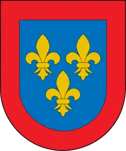 Erb větve Bourbon-Anjou