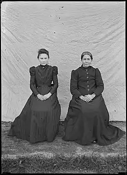 Ninotte Boyer et sa fille 1898