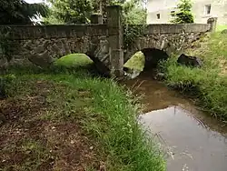 Most přes Arnoltický potok v Arnolticích