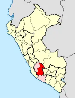 Arcidiecéze Ayacucho na mapě