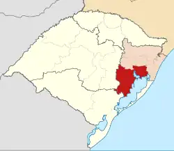 Arcidiecéze Porto Alegre na mapě