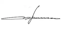 Arsen Borysovyč Avakov, podpis