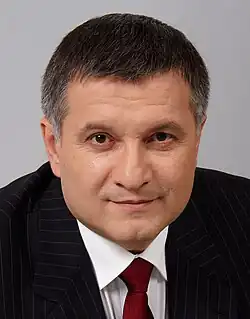 Arsen Borysovyč Avakov (12. srpna 2010)