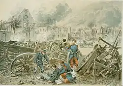 Důsledky církevního bombardování citadely ve Štrasburku