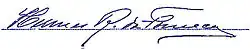 Hermes da Fonseca, podpis