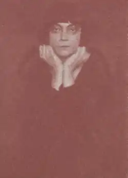 Herečka Asta Nielsenová, únor 1921