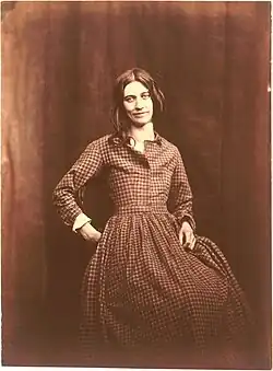 Fotografie pacientky psychiatrické léčebny, asi 1850–1858