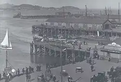 Nábřeží v Aucklandu, 1905