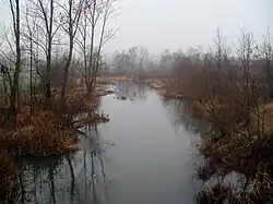 Audruve od silnice č. P103 u městysu Sesava