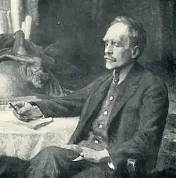 August Brömse portrét maloval Franz Thiele