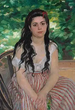 Auguste Renoir, V létě (1868)