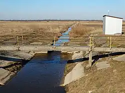 Aunuva u Aunuvėnů, před soutokem s potokem Šatrija