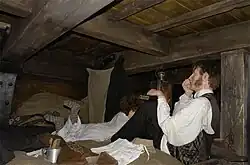 Kajuta 3. třídy z roku 1854