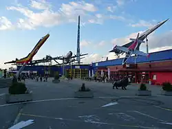 Část venkovní expozice