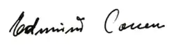Edmund Conen – podpis
