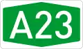 Autokinetodromos A23 number