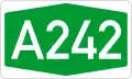 Autokinetodromos A242 number