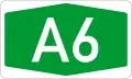Autokinetodromos A6 number