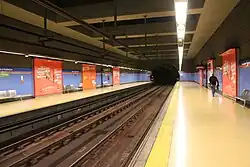 Nástupiště stanice