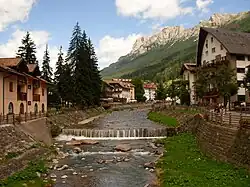 Řeka Avisio u Moeny