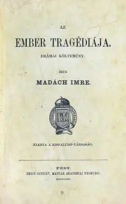 První knižní vydání hry z roku 1862