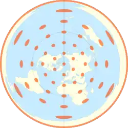 Azimutální ekvidistantní zobrazení