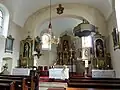 Farní kostel sv. Anny v Bärkopf (interiér)