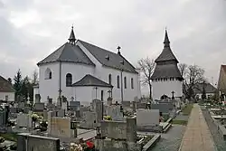 Kostel Proměnění Páně se zvonicí v Bílém Újezdě