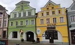 Hotel a restaurace Bílý kůň v únoru 2024