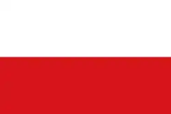 Bílo-červená bikolóra. Bílo-červená i červeno-bílá varianta českého zemského praporu se údajně měly ve 2. polovině 19. století rozšířit i za hranice Českého království do Markrabství moravského, které nebylo součástí Českého království. Zde se s oběma bikolórami setkáváme vedle panslovanských trikolór a žluto-červeného/červeno-žlutého praporu. Nicméně na Moravě se podle autora článku Prapor země České prý nemá jednat o demonstraci moravské zemské příslušnosti, ale o projev české národní sounáležitosti. Proti takto přísnému výkladu však stojí doklady svědčící o užití barev moravského znaku na bikolóře a trikolóře a vnímání bílo-červené/červeno-bílé a modré jako zemských barev.[72][73][74]