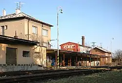 Nádraží Bílovec před rekonstrukcí