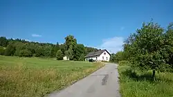 Zvonička v Bítouchově s okolím