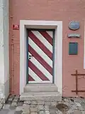 Detail vstupních dveří