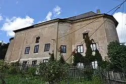 Pohled na bývalý kostel