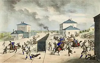 Jan Zachariáš Quast: Běchovice dne 17. června 1848