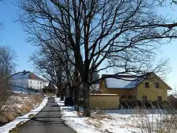 Pohled na jihovýchodní část vesnice