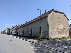 Bělčice - prostor slovanského pohřebiště u domu čp.jpg