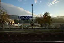 Železniční zastávka Březová nad Svitavou-Dlouhá