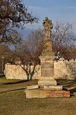 Socha sv. Jana Nepomuckého v Břvanech