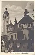 Balneologický institut s věží před rokem 1930