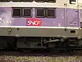 SNCF řada BB17000 - podvozek ze strany bez převodovky