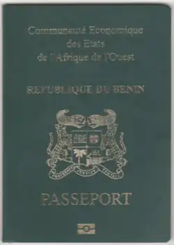 Beninský cestovní pas