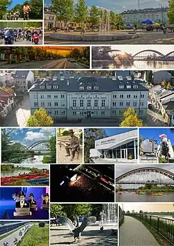 Koláž města Białobrzegi