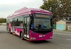 BKM-321 na lince číslo 26A na zastávce ul. Akademika Herasymovyča