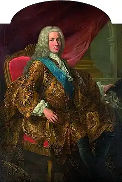 Jean-Frédéric Phélypeaux de Maurepas s šerpou Řádu Ducha svatého, cca 1732–1735, soukromá sbírka